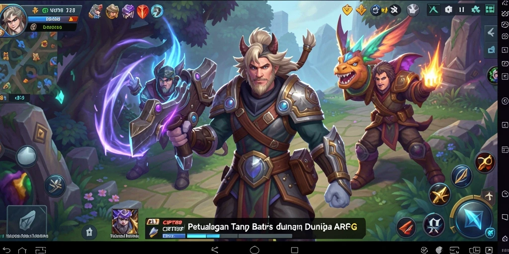 Tampilan menawan dari gameplay ARPG yang mendebarkan di CIPIT88.