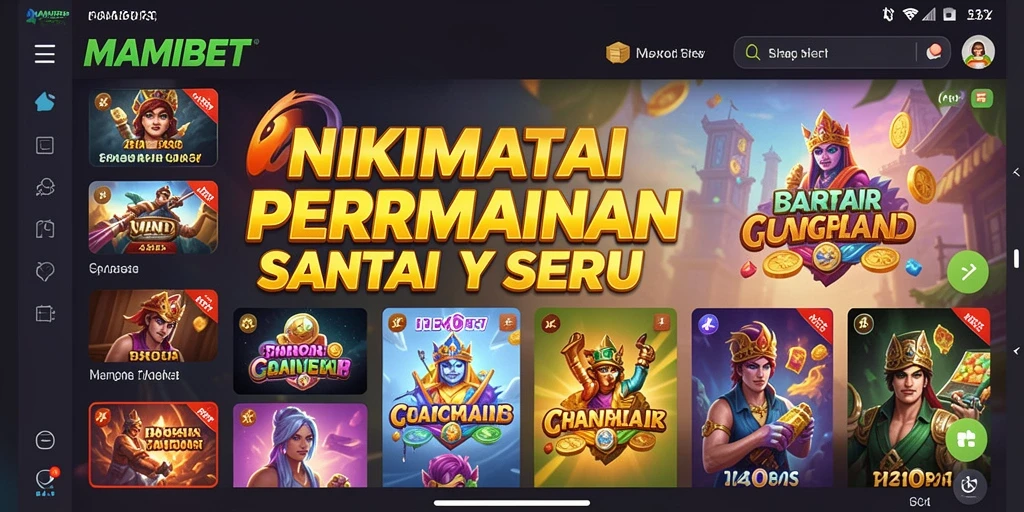 Tampilan gameplay MAMIBET yang seru dan menarik.