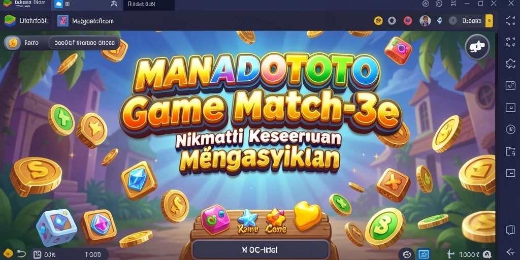 Screenshot gameplay MANADOTOTO dengan visual yang cerah dan interaksi seru.