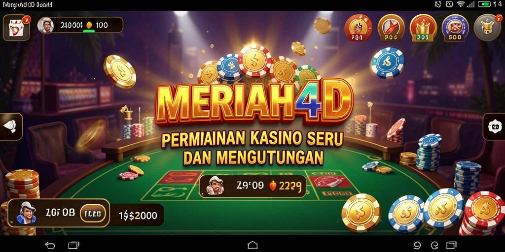Tampilan menarik dari gameplay MERIAH4D yang menggugah semangat.