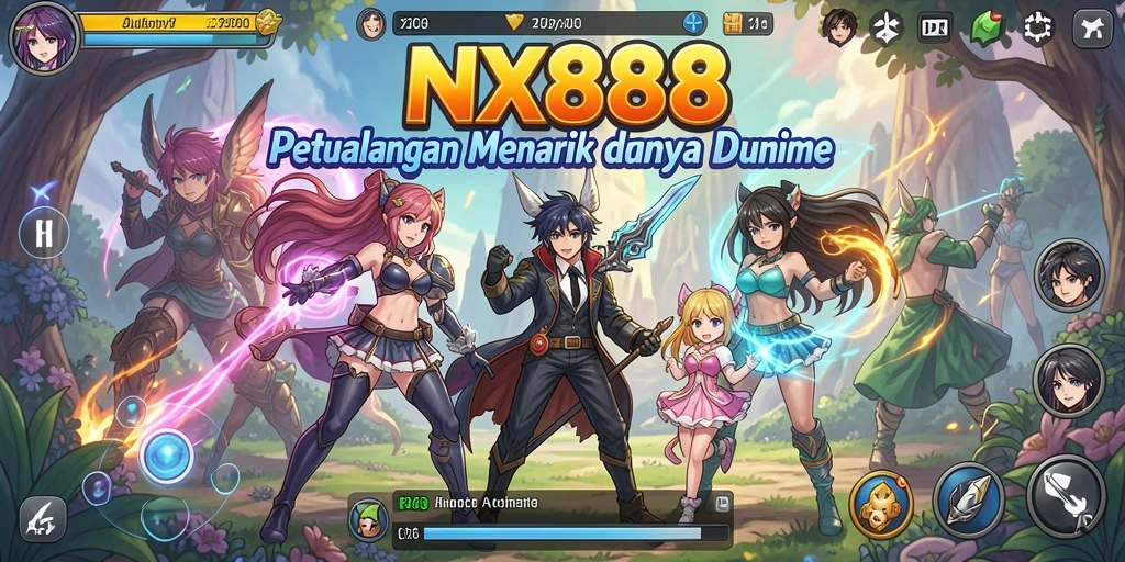 Tampilan gameplay dari NX888 yang menarik dan penuh aksi.