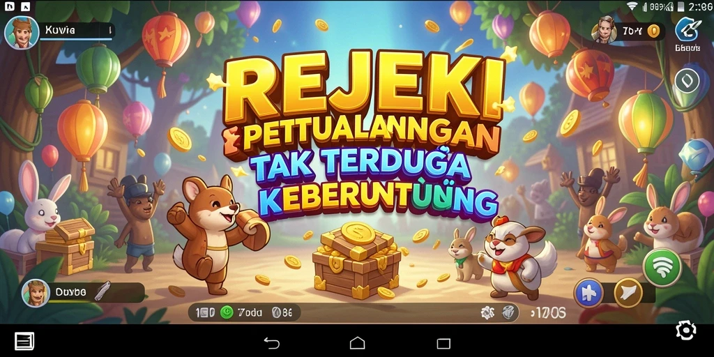 Tampilan gameplay <strong>REJEKI</strong> dalam petualangan yang menegangkan.