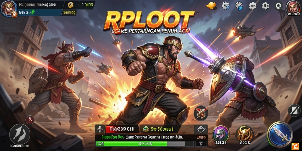 Tampilan menegangkan dari pertarungan seru di RPLOOT.