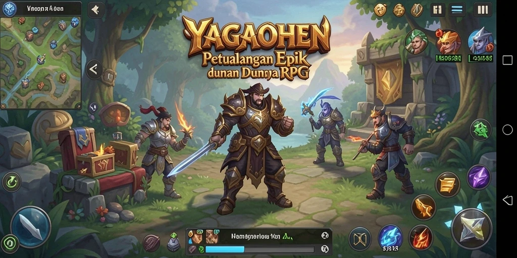 Tampilan gameplay YAGAOHEN yang menarik dan dinamis.